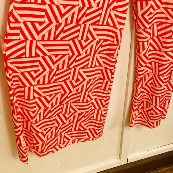 Magic sz L Jumpsuit in coral/white print NWT - Picture 7 of 8